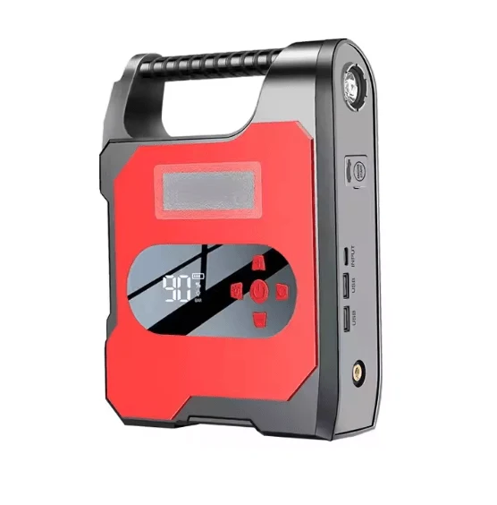 Car Air Pump Power Bank | منفاخ إطارات السيارة وبنك طاقة