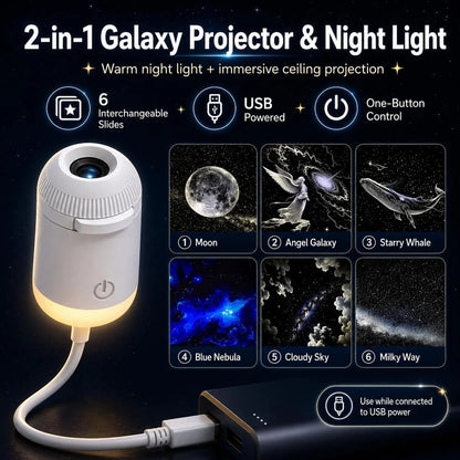 Mini Starry Sky Projection Lamp | مصباح عرض السماء المرصعة بالنجوم